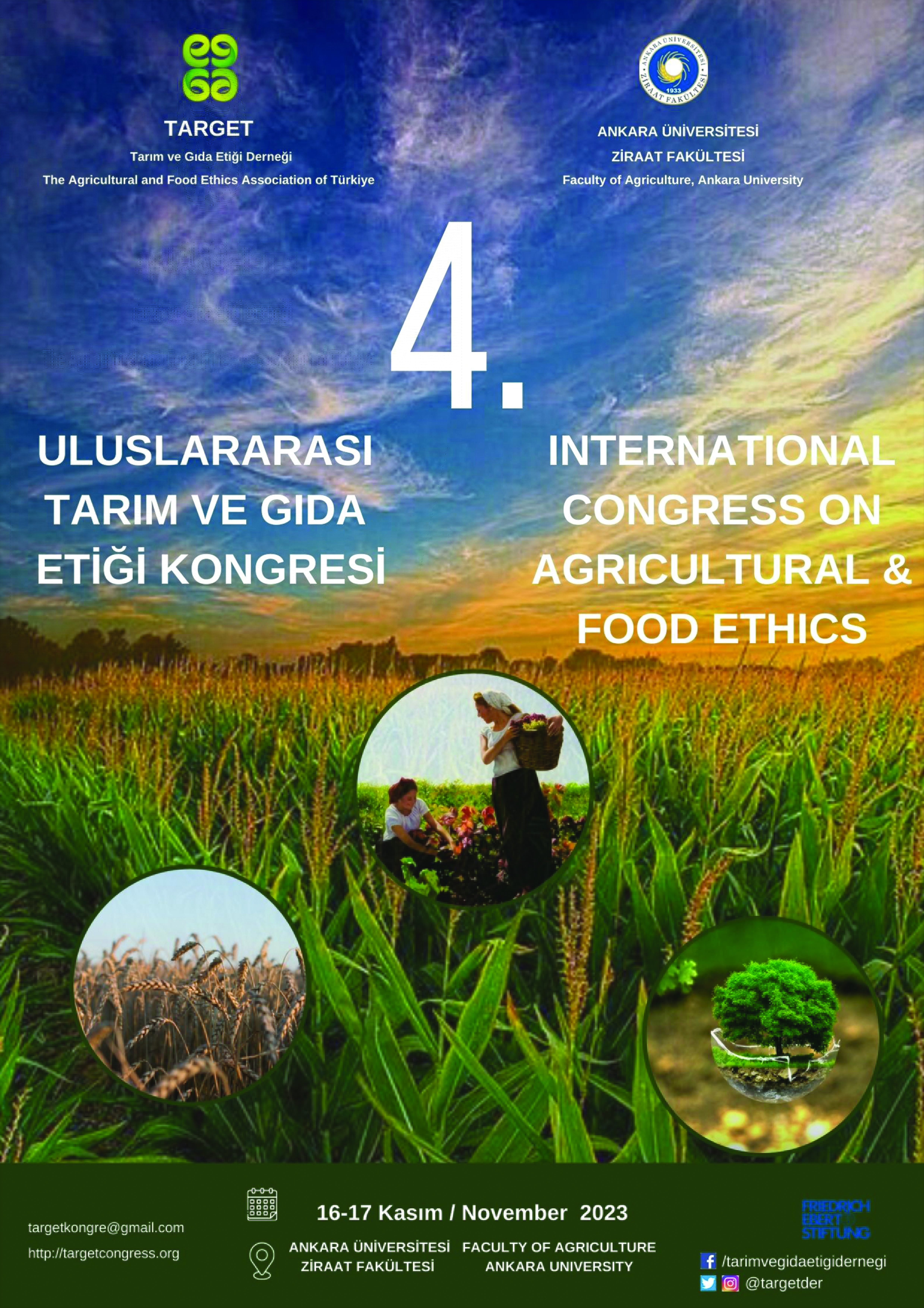 TARGET 4. Uluslararası Tarım ve Gıda Etiği Kongresi