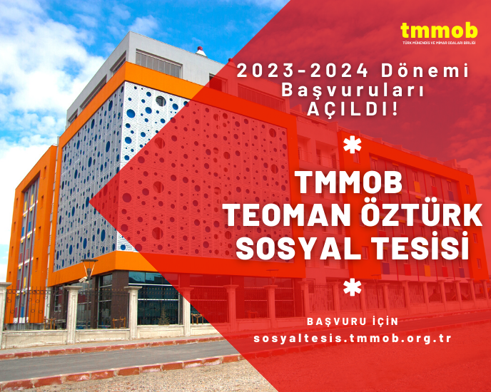 TMMOB Teoman Öztürk Sosyal Tesisi başvuru ve kayıtları açıldı!