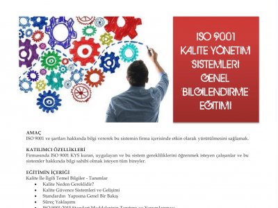 ISO 9001 KYS GENEL BİLGİLENDİRME EĞİTİMİ
